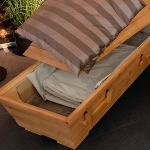 Sarg mit Decken und Innenausstattung